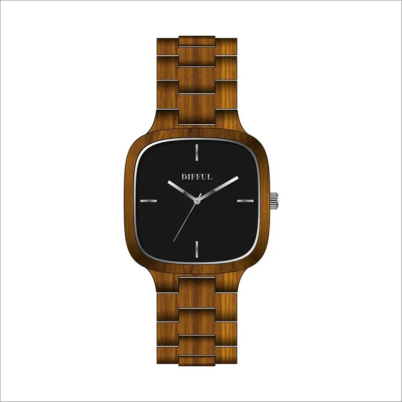 Luxury newest design quartz bamboo wood watch