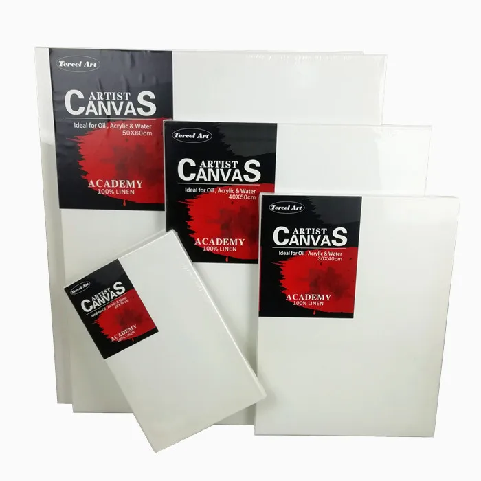 Big pure Cotton canvas Stretched Artist Canvas for painting  50x60cm