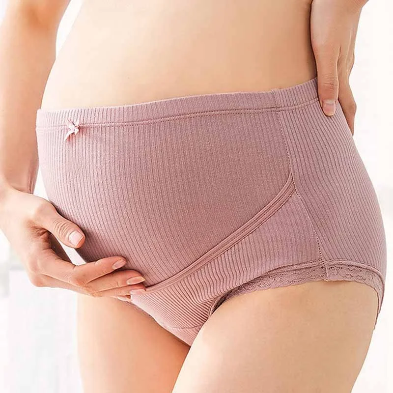 High Waist Plus Size  Maternity Panties Adjustable Pregnant Comfortable Underwear Women Belly Support panties
