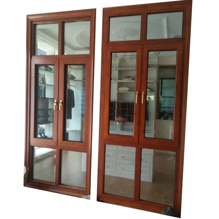 European style beautiful home window design opening 180 degree aluminum casement windows