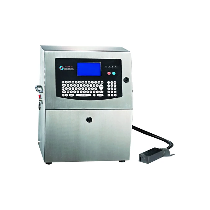 
Excellent quality SOP610 stainless steel industrial Ink Jet Printer/ Ink Printing machine 