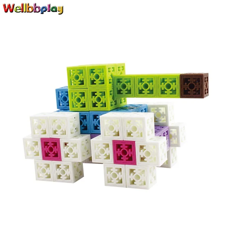 2023 Top Selling 3D  Montessori Toys  plastic cubes