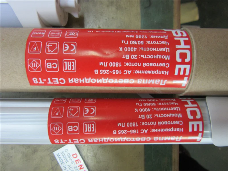 CET-T8/B-0.6M AC85-265V 2835SMD 10 Вт T8 светодиодные трубки 600 мм лампы