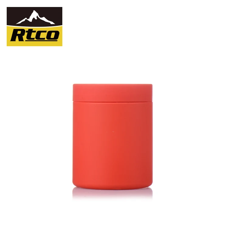 China Manufacturer RTCO HDPE Soft Touch Bottle Jar Custom Protein Powder Container
