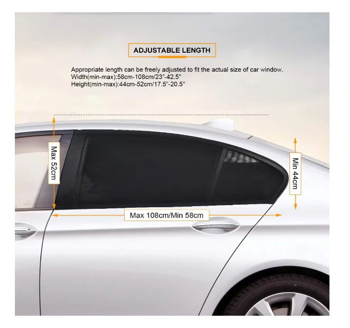 2pcs sun visor for car and baby block uv rays and protect your child and animal