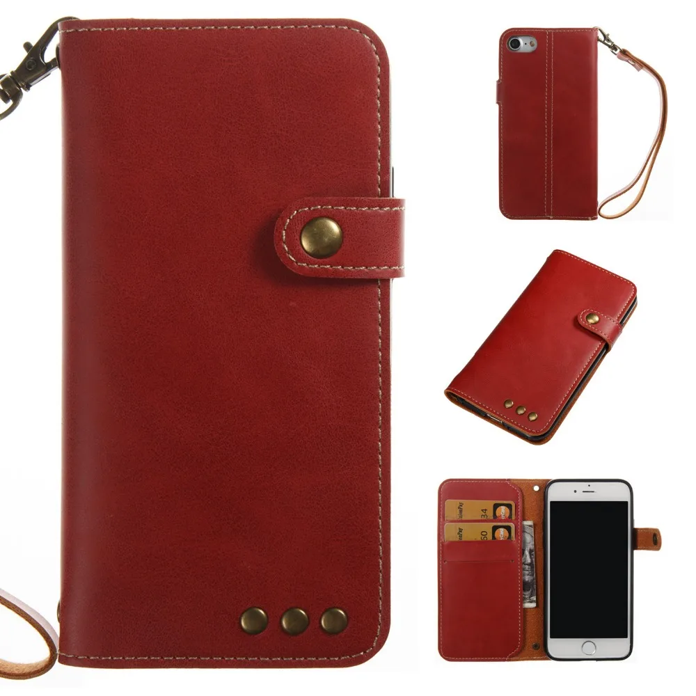 Лучший продавец кошелек кожаный флип чехол для телефона для iphone 8 8 плюс