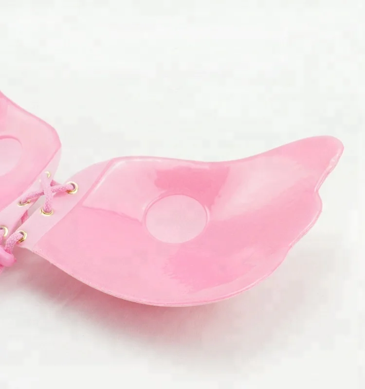 
 Самый лучший гелевый липкий бюстгальтер с глубоким V-образным вырезом и эффектом пуш-ап  