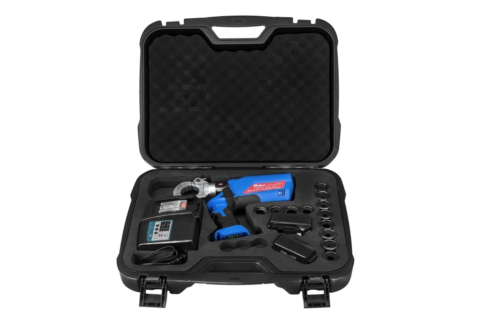 EC-300 60KN Cordless Hydraulic Cable Lug Terminal Crimper 18V Hydraulic Crimping Tool with 220V Voltage