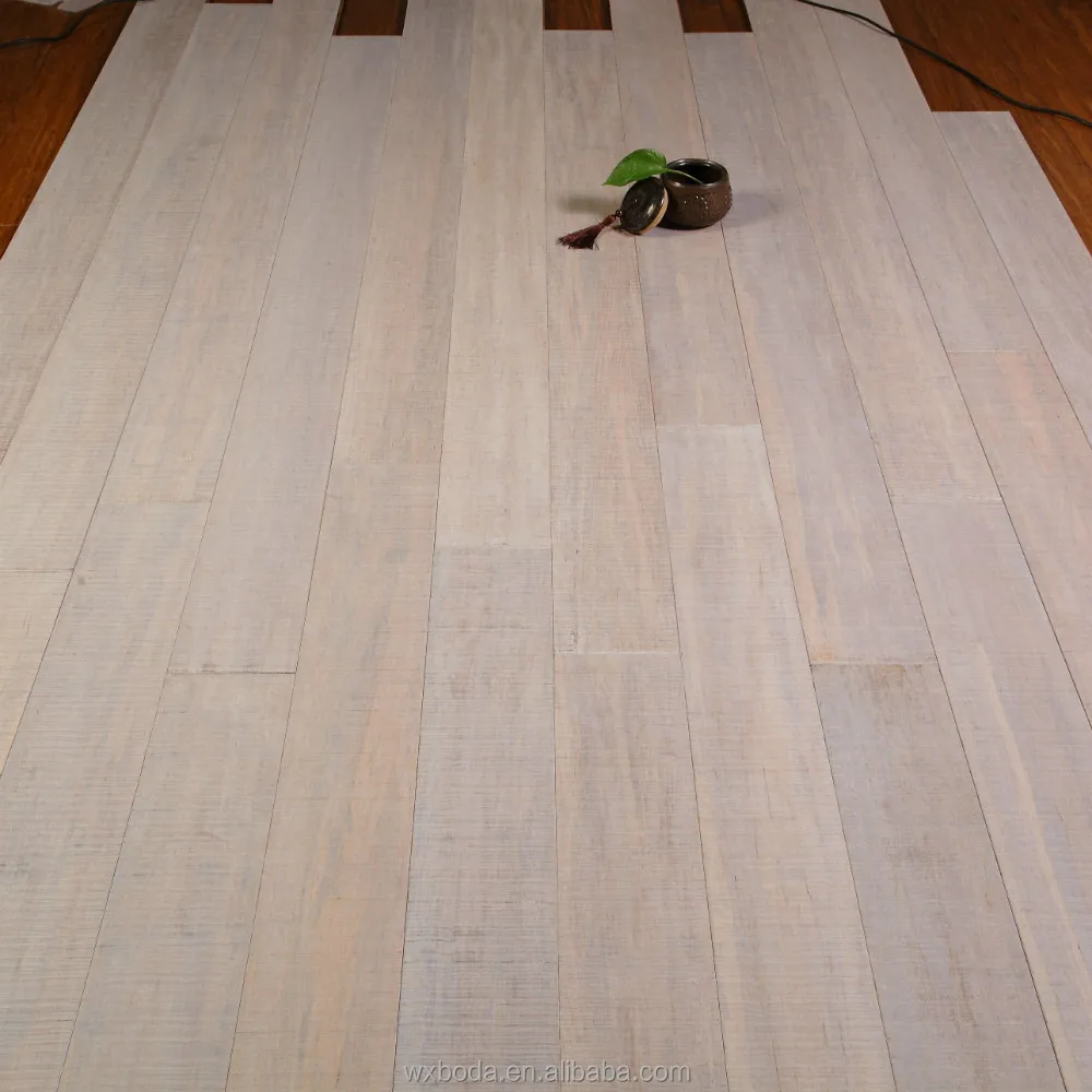 Oiled Strand Woven Bamboo Flooring------Whitewash