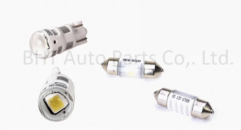 China auto bulb factory BHT LED T10 12V 1W led car decorative light