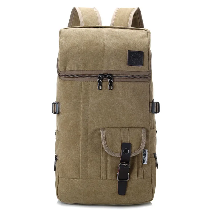 Вместительная уличная спортивная сумка в стиле ретро для студентов винтажный холщовый мужской рюкзак альпинизма и