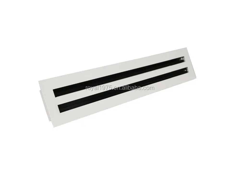 Royal Service Hvac Spare Parts Aluminium Ceiling Linear Air Conditioner Slots Ventilation Grilles Exhaust Linear Vents Diffuser