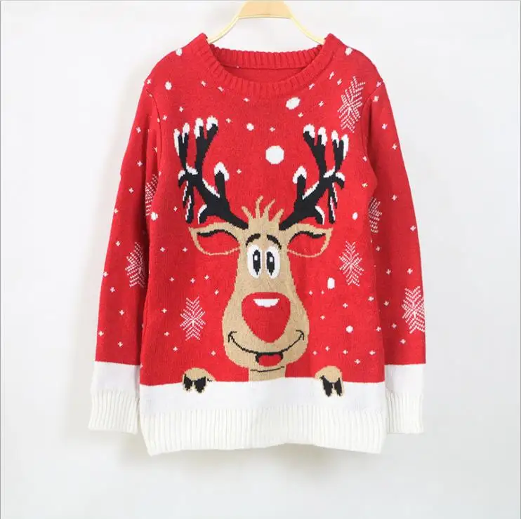 scoop crew neck crewneck sweater custom wholesaler lighted wholesale ugly christmas sweater