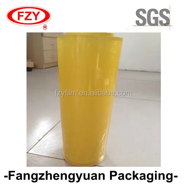 
made in China 2018 plastic pvc cling film jumbo roll for wrapping food 