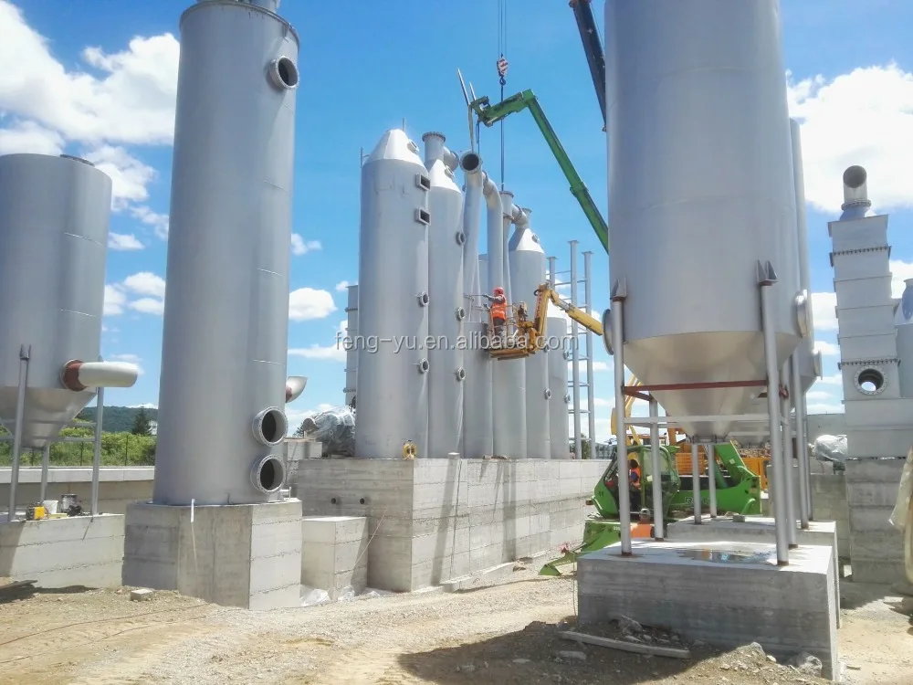Fengyu 5MW wood chip waste biomass power plant under installation in Crotia