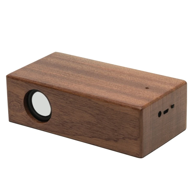 
2020 Best Christmas Gift Wood Mini Magic Portable Wireless Boombox Resonance Touch Speaker For Phone 