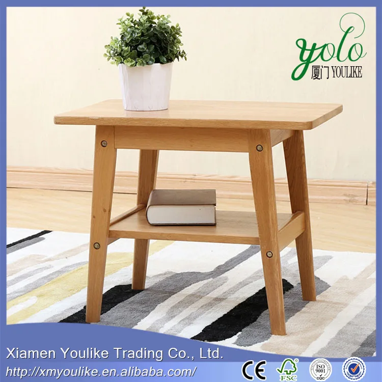 Eco-friendly Bamboo Wood Tea Coffee Table Side Table