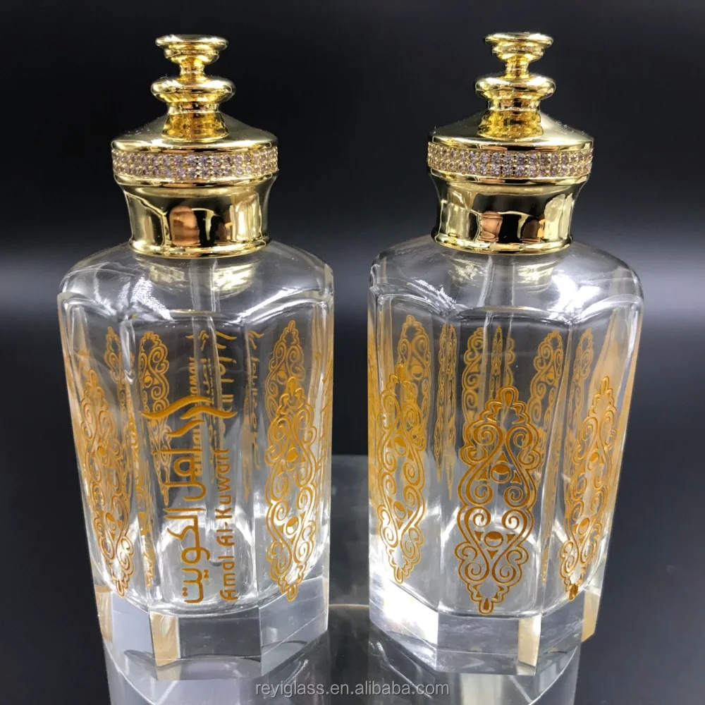36ML Hot sale Fancy Attar Crystal Bottle with luxury jewelry cap for oud oil and perfume