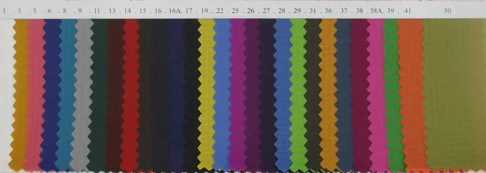 water repellent waterproof 70d 210t  ripstop nylon taffeta fabric with  pu coated