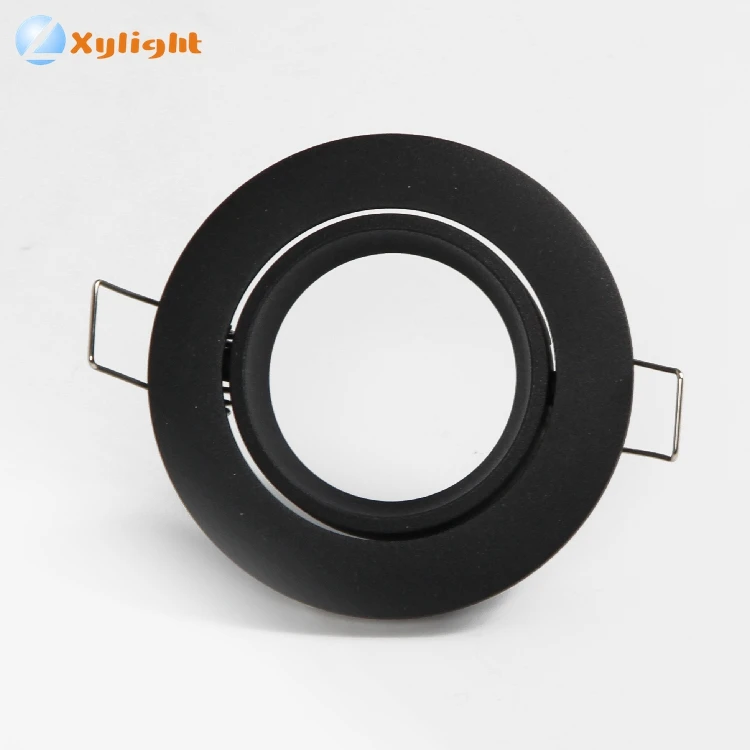 
Recessed die cast aluminum led home lighting housing mr16 gu10 round led downlight frame 
