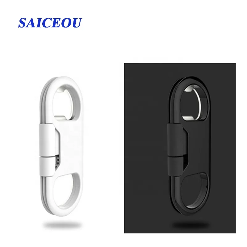 Инновационный USB-кабель для зарядки и передачи данных брелок для открывания бутылок 2,0