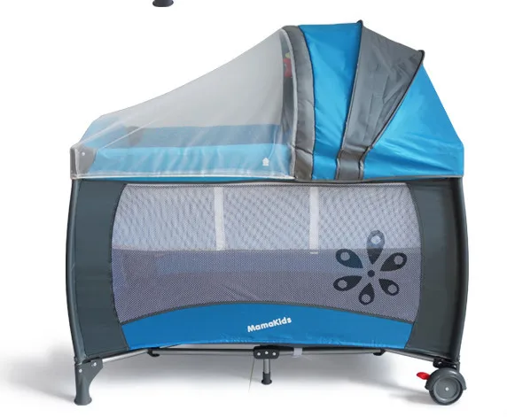 Mamakids S12-7 large playpen for babies, baby playpen mosquito net en certificate approval