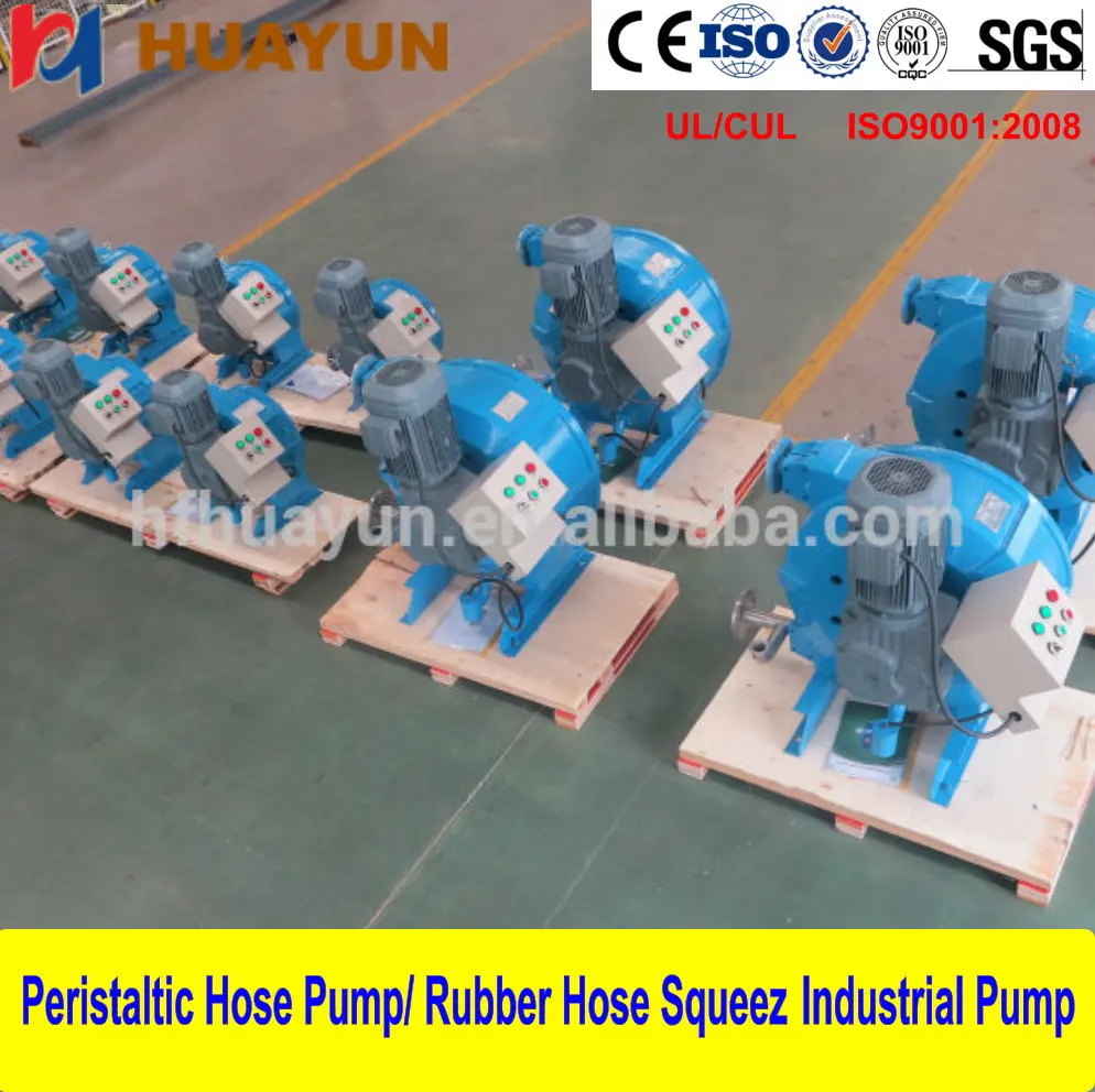 Hose Squeeze Peristaltic Pump for Cement Grout Injection Hose Peristaltic Pumps/Piston mortar pump for concrete
