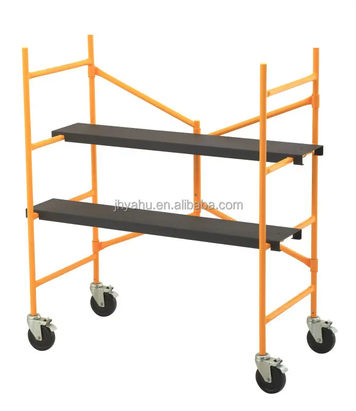 Portable Folding Mini Scaffolding Platform with Wheels