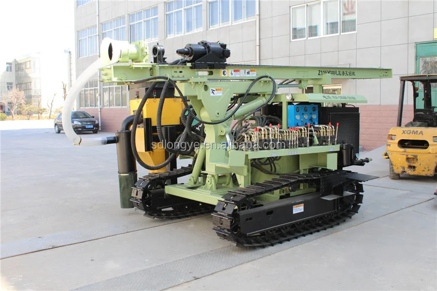 Z115Y New Condition Hydraulic Drilling Rig For 40m Mining Hard Rock