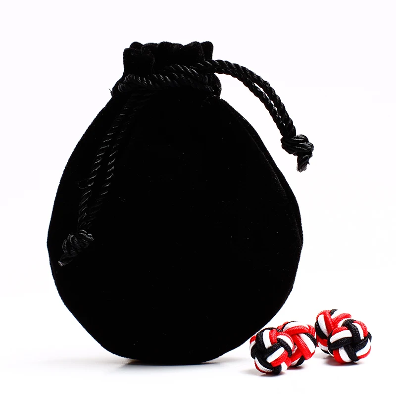 Drawstring Flannelette Bag For Cufflinks Packing custom printed jewelry pouches