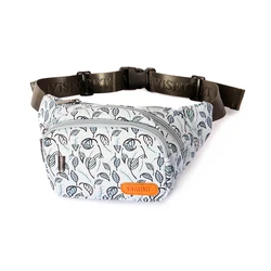 Стильная Водонепроницаемая поясная сумка унисекс, забавная Спортивная бананка из полиэстера для бега и занятий на открытом воздухе, с принтом логотипа на заказ