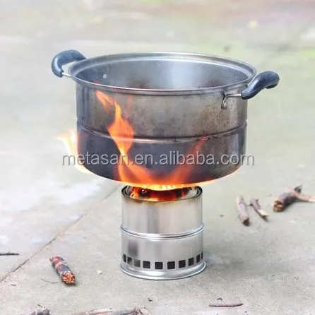 
Customized mini metal firewood cooking stove 