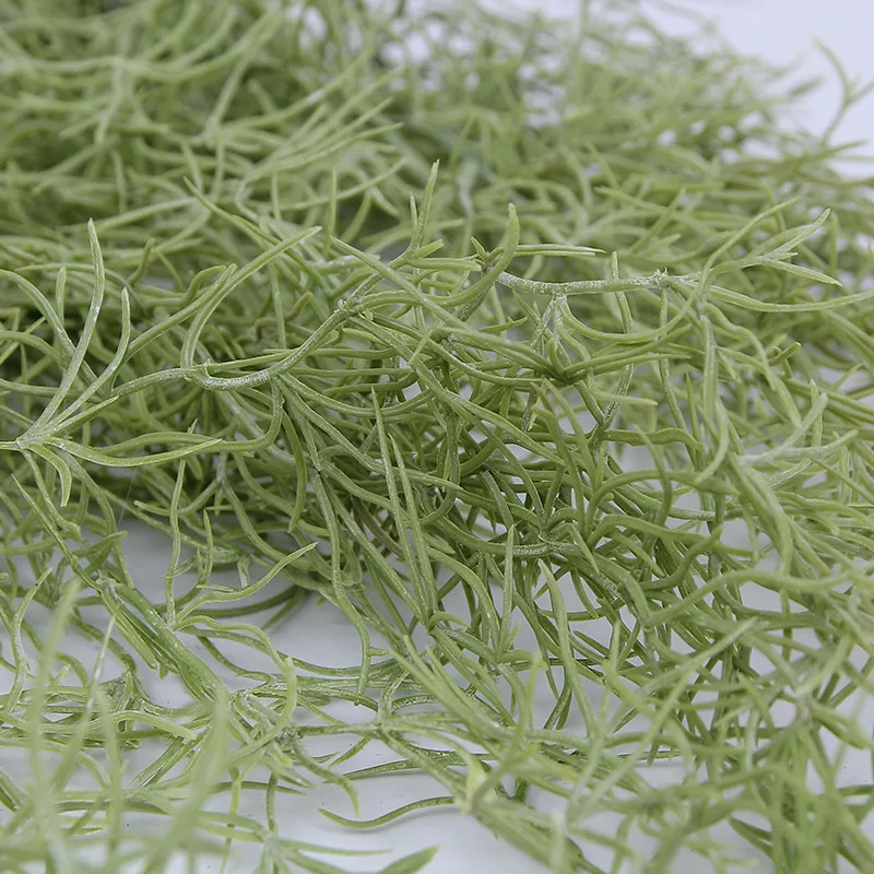 ZERO 3 Forks 85cm Long Hanging Plant Nontoxic Artificial Tillandsia Usneoides Garland For home wedding decoration
