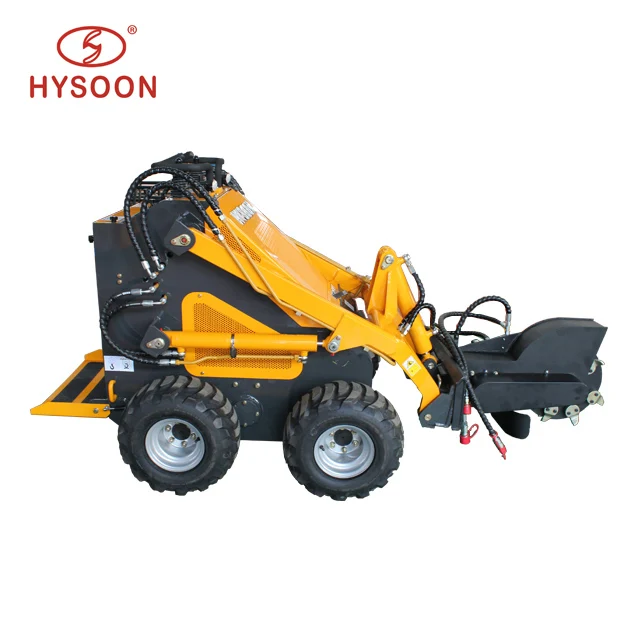 Hysoon hydraulic pump mini skid steer loader machine for sale image