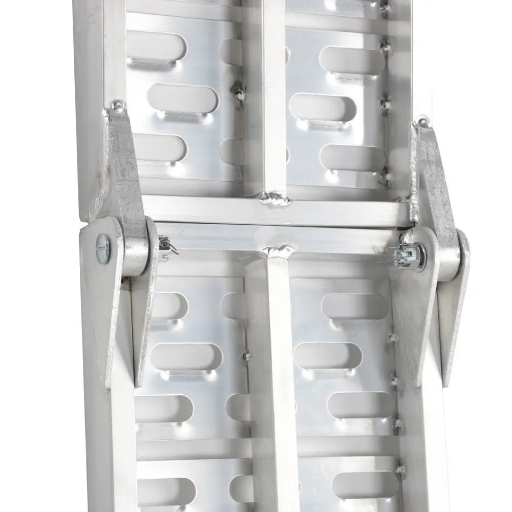 2 шт. 7,5 дюйма пара алюминиевых арочных мотоциклов ATV/UTV грузовиков газонов складные погрузочные пандусы