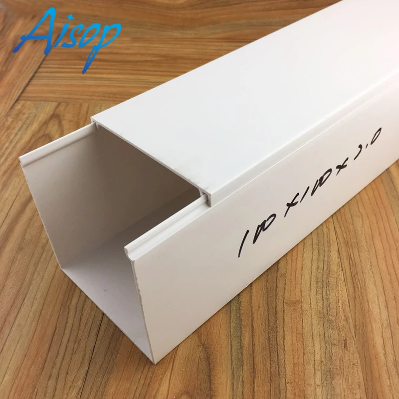 White Rectangular Plastic Air Ducts Rectangular PVC Pipe Sizes