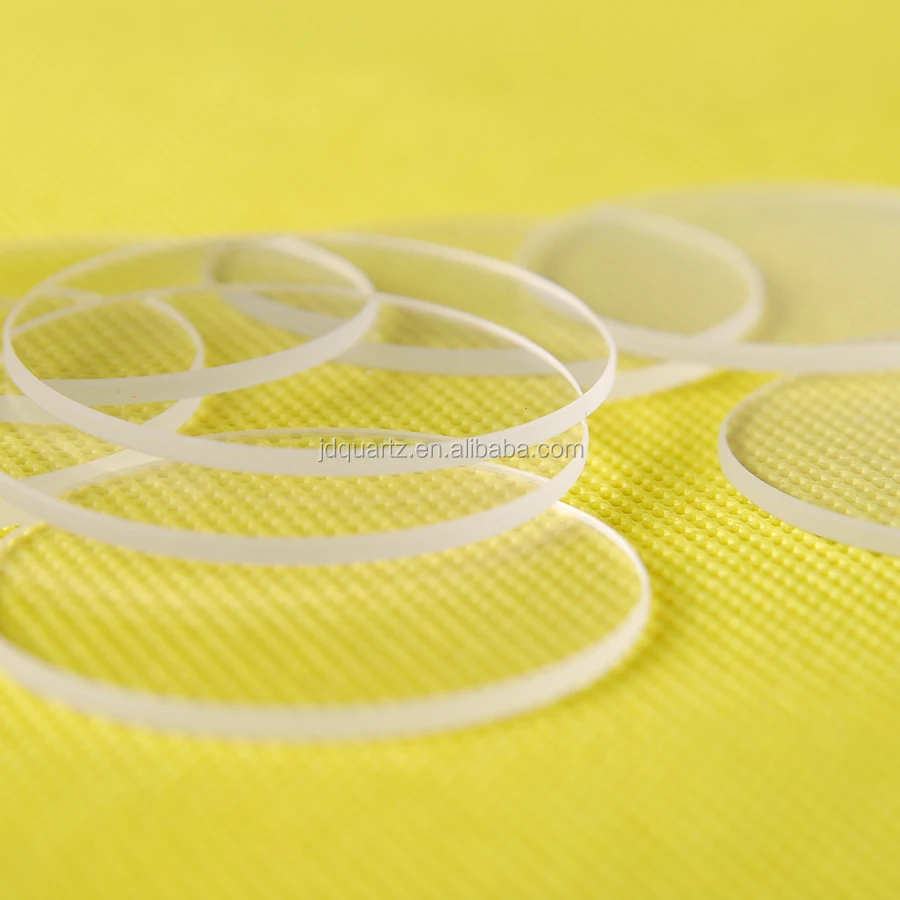 JINGDIAN Optical grade circle quartz glass lens