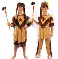 Child Boy Girl Native American Indian Princess Dress Cosplay Costume Soldiers Warrior Fancy Dress Birthday Party