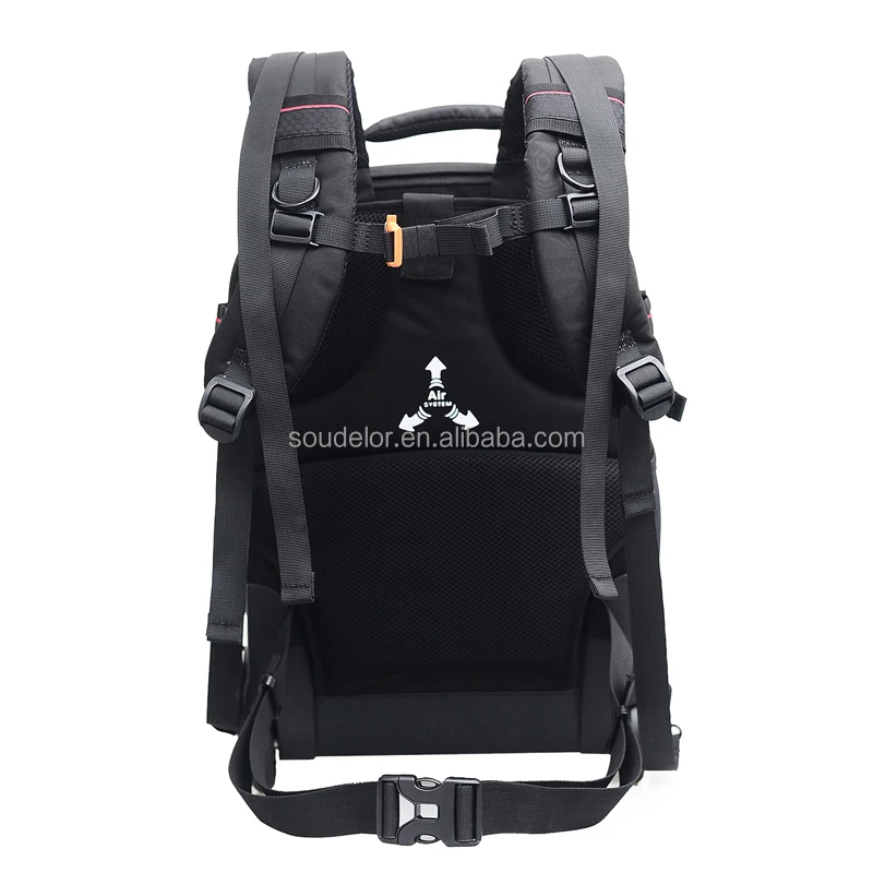 Soudelor new design fashion best trolley camera bag backpack with wheels for travel