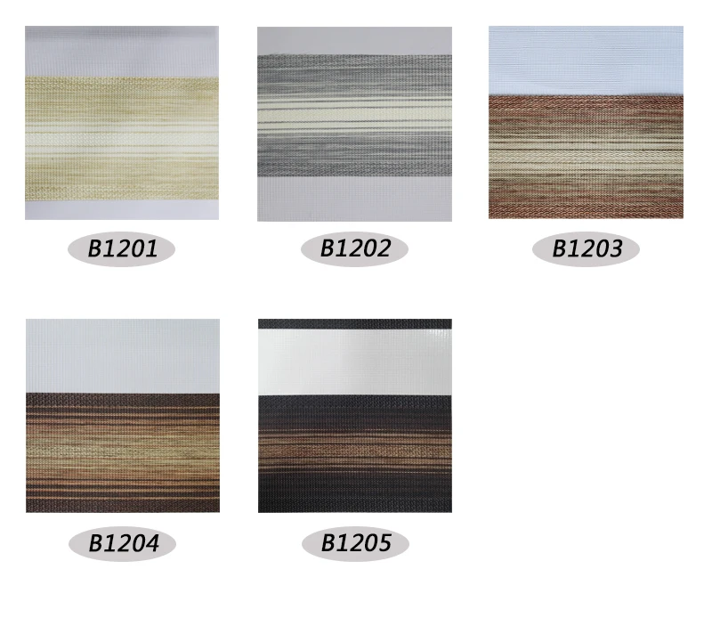 Motorized customized size blackout zebra blinds