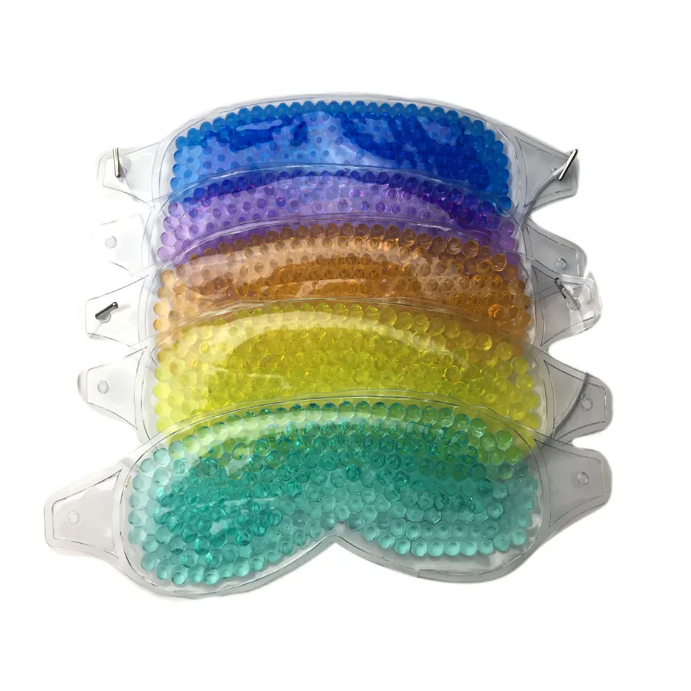 eye mask gel ice pack with beads gel balls reusable hot cold eye mask for beauty or eye relaxing