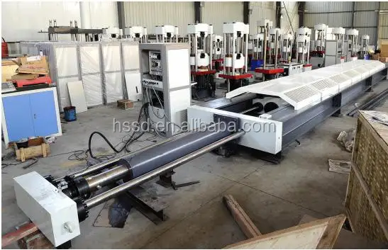 Horizontal tensile testing machine 200t, wire rope testing bed,hydraulic 300tons wire rope testing equipment