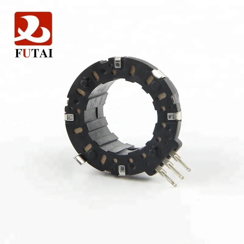 
EC28 hollow shaft rotary Encoder EC28for car Auto audio volume 15Pulse EC28 28mm CW Rotary Encoder For Car 