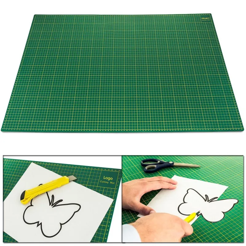 Craft Cutting Mat OEM A1 (60x90cm) Self-healing 5 Layers One Side Cm Grid The Other Side Inch Grid Logo Printing 3mm Thickness