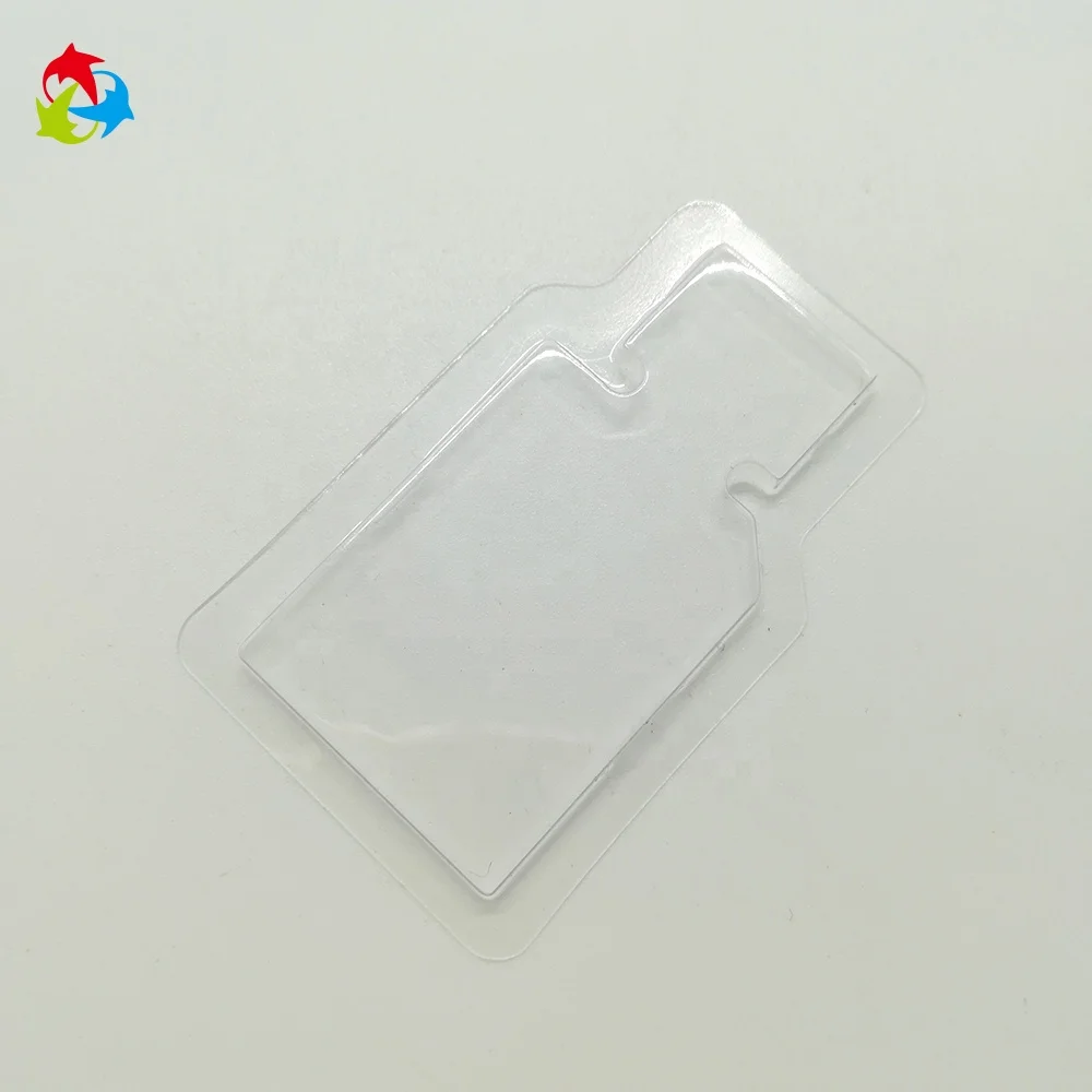 CNC Mold Clear Blister Micro SD Card Packaging