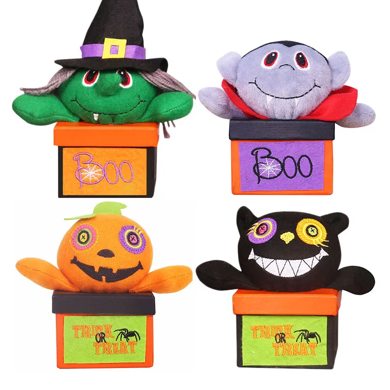 Doll head Small Gift Packaging boxes Halloween candy gift cardboard box