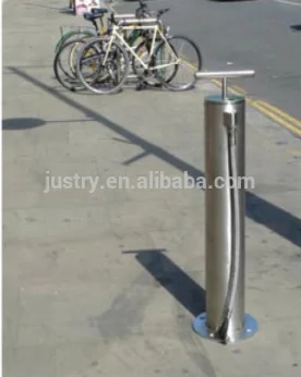 Stainless steel bike pump with gauge cykelprodukter