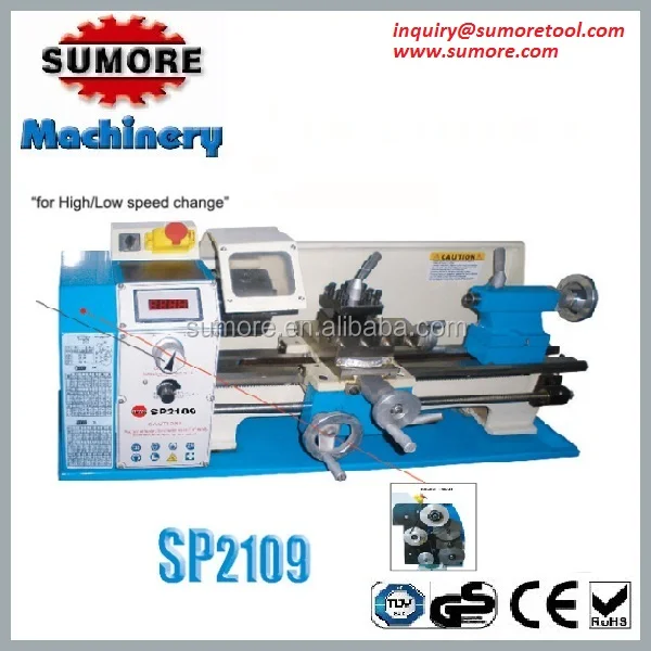 German machine tools mini wood lathe SP2109