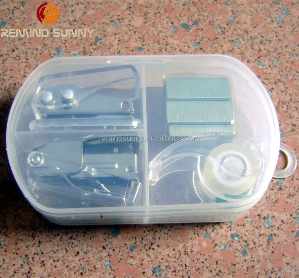 Portable Mini Travel Stationery Office Kit 4 in 1 Set