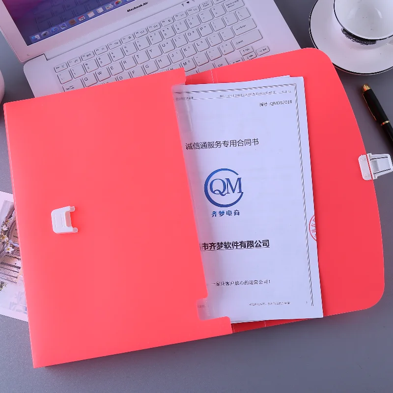 Office supplies stationery a4 pp carrying case expanding file folder